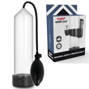 Pump Addicted Transparent Penis Pump Rx3 with Vibration