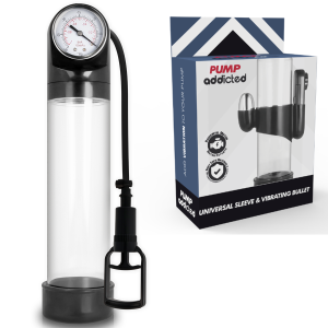 Pump Addicted Transparenter Vibrator RX9 Penispumpe mit Kalibrator Pump Addicted Transparenter Vibrator RX9 Penispumpe mit Kalibrator – Bild 1
