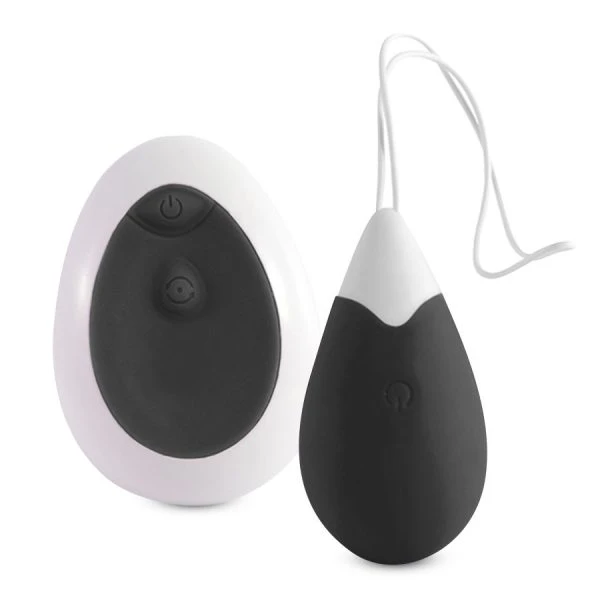 Intense Remote Control Vibrations-Ei Jan met afstandsbediening, Zwart