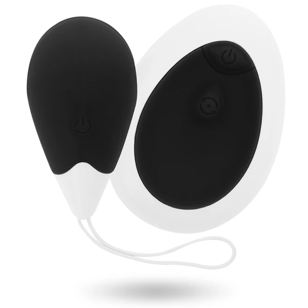 Intense Remote Control Vibrations-Ei Jan met afstandsbediening, Zwart