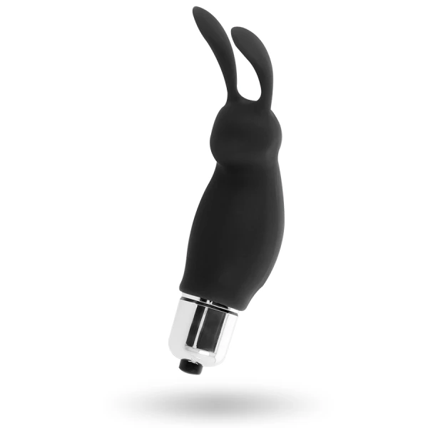 Intense FUN Toys Opgelegde Vibrator Konijn Roger Zwart