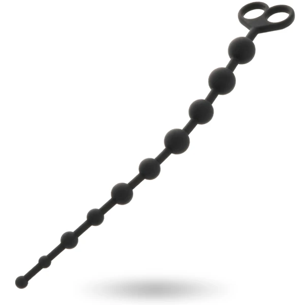Intense Anal Toys Jaiden Analkralen van siliconen, zwart Intense Anal Toys Jaiden Analkralen van siliconen, zwart