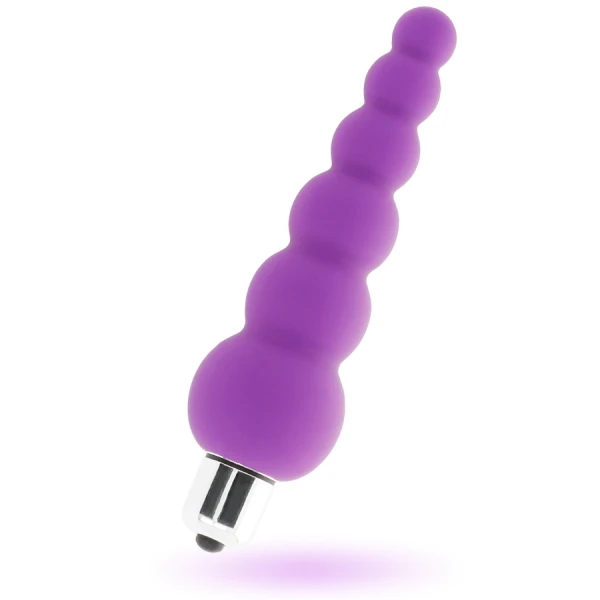 Intense Anal Toys Anale Vibrator Snoopy met 7 snelheden, siliconen, paars