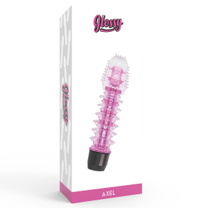 Glossy Jelly-Vibrator Axel in roze, ergonomisch, 14 cm Glossy Jelly-Vibrator Axel in roze, ergonomisch, 14 cm - Afbeelding 4