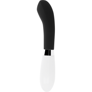 Glossy John Vibrator met gebogen punt, siliconen, 12 cm, zwart Glossy John Vibrator met gebogen punt, siliconen, 12 cm, zwart - Afbeelding 2
