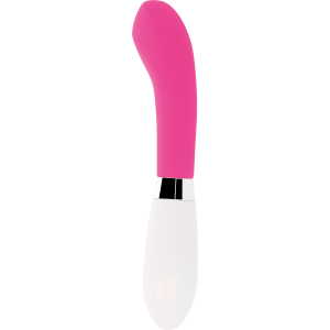 Glossy John Vibrator met gebogen punt, Roze, 12 cm Glossy John Vibrator met gebogen punt, Roze, 12 cm - Afbeelding 2