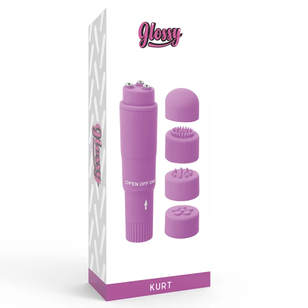 Glossy Kurt Pocket Massager Minivibrator Lila