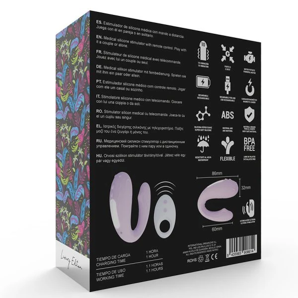 MIA Rin Remote Afstandsbediening voor Paren – U-vormige Vibrator van Siliconen MIA Rin Remote Afstandsbediening voor Paren – U-vormige Vibrator van Siliconen