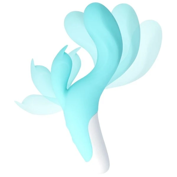 MIA Dresden Vibrator met G-punt- en clitorisstimulatie, Blauw Turkoois
