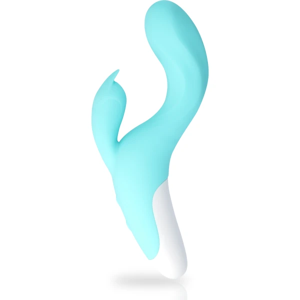 MIA Dresden Vibrator met G-punt- en clitorisstimulatie, Blauw Turkoois