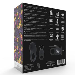 MIA Colosseo Ring Afstandsbediening Penisring met Trilling zwart MIA Colosseo Ring Afstandsbediening Penisring met Trilling zwart - Afbeelding 8