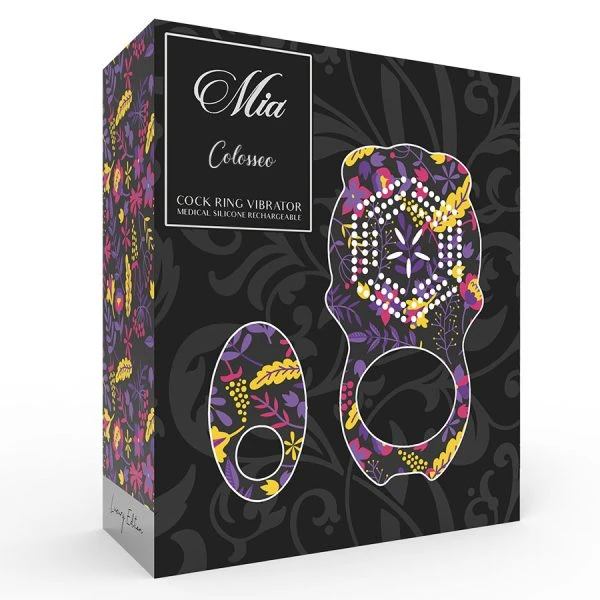 MIA Colosseo Ring Afstandsbediening Penisring met Trilling zwart MIA Colosseo Ring Afstandsbediening Penisring met Trilling zwart