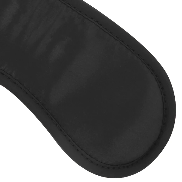 Darkness Bondage rechte zwarte satijnen oogmasker