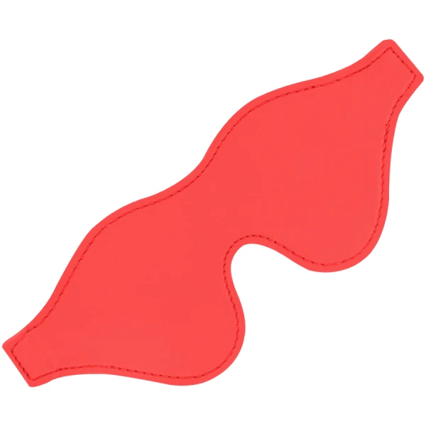 Darkness Bondage oogmasker van PVC rood