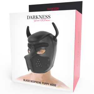 Darkness Neoprenen hondenmasker met afneembare snuit maat M Darkness Neoprenen hondenmasker met afneembare snuit maat M - Afbeelding 6