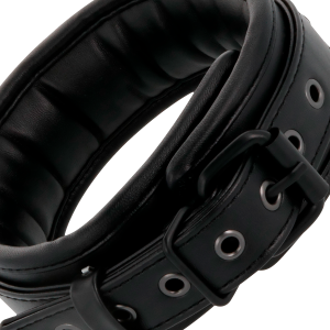 Darkness Bondage Halsband met riem van PVC-leer Darkness Bondage Halsband met riem van PVC-leer - Afbeelding 3