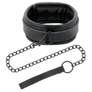 Darkness Bondage Halsband met riem van PVC-leer Darkness Bondage Halsband met riem van PVC-leer - Afbeelding 2