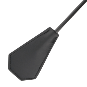 Darkness Sensations schwarze Federpeitsche mit Reitgerte, 48 cm Darkness Sensations schwarze Federpeitsche mit Reitgerte, 48 cm – Bild 2