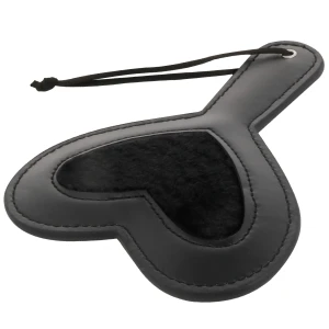 Darkness Sensations Fetisch-Paddel aus Velours mit Spikes, schwarz