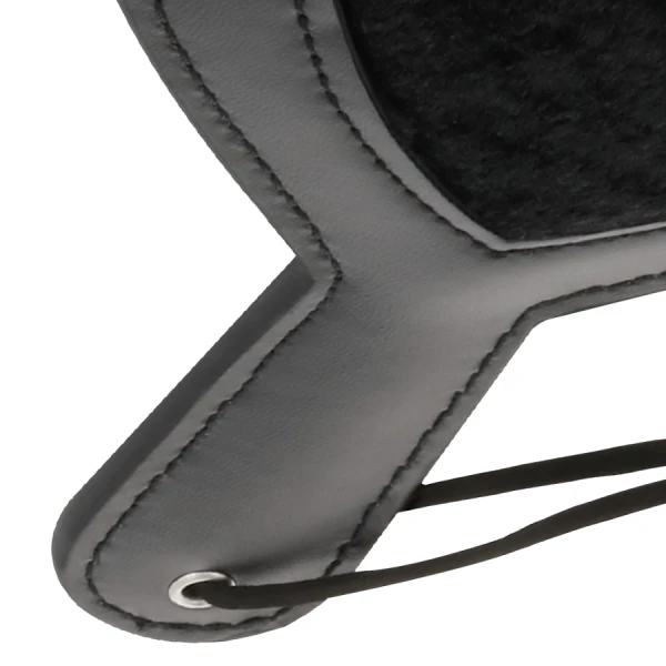 Darkness Sensations Fetisch-Paddel uit Velours met Spikes, zwart