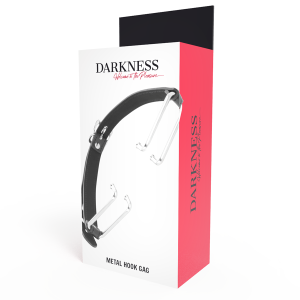 Darkness Bondage Knebel met zwarte haak voor gevorderde BDSM-spellen Darkness Bondage Knebel met zwarte haak voor gevorderde BDSM-spellen - Afbeelding 4