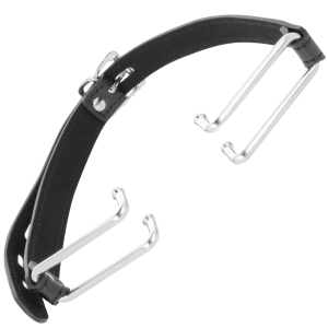 Darkness Bondage Knebel met zwarte haak voor gevorderde BDSM-spellen Darkness Bondage Knebel met zwarte haak voor gevorderde BDSM-spellen - Afbeelding 2