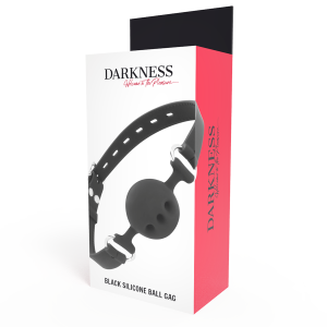 Darkness Bondage Silicone Knebel met Leren Riemen zwart Darkness Bondage Silicone Knebel met Leren Riemen zwart - Afbeelding 4
