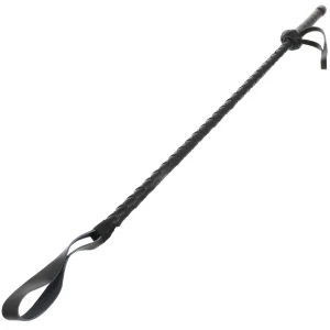 Darkness Sensations Leder-Reitpeitsche 60 cm für BDSM-Spiele