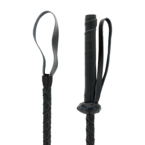Darkness Sensations Lederrijzweep 60 cm voor BDSM-spelletjes Darkness Sensations Lederrijzweep 60 cm voor BDSM-spelletjes - Afbeelding 2