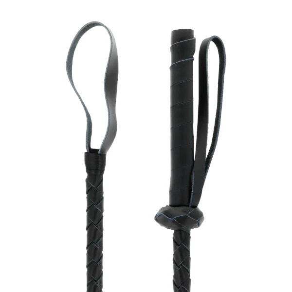 Darkness Sensations Lederrijzweep 60 cm voor BDSM-spelletjes Darkness Sensations Lederrijzweep 60 cm voor BDSM-spelletjes
