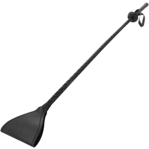 Darkness Sensations zwarte WHIPPER-zweep met PVC-punt