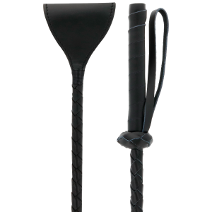 Darkness Sensations zwarte WHIPPER-zweep met PVC-punt Darkness Sensations zwarte WHIPPER-zweep met PVC-punt - Afbeelding 2