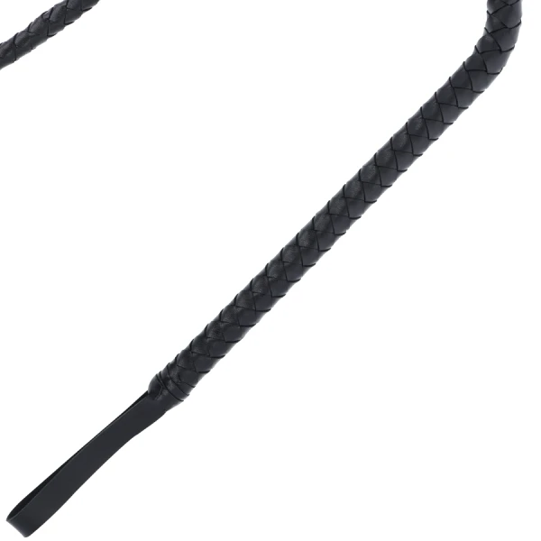 Darkness Sensations Schwarze Bondage-Peitsche mit Griff