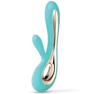 Lelo Soraya 2 Rabbit-Vibrator Aqua, oplaadbaar