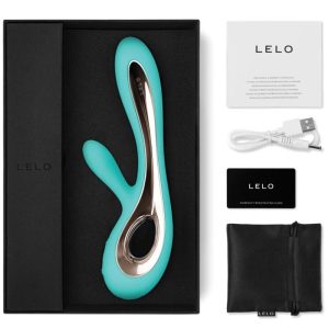 Lelo Soraya 2 Rabbit-Vibrator Aqua, oplaadbaar Lelo Soraya 2 Rabbit-Vibrator Aqua, oplaadbaar - Afbeelding 2