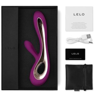 Lelo Soraya 2 Rabbit Vibrator Deep Rose, siliconen, oplaadbaar Lelo Soraya 2 Rabbit Vibrator Deep Rose, siliconen, oplaadbaar - Afbeelding 2