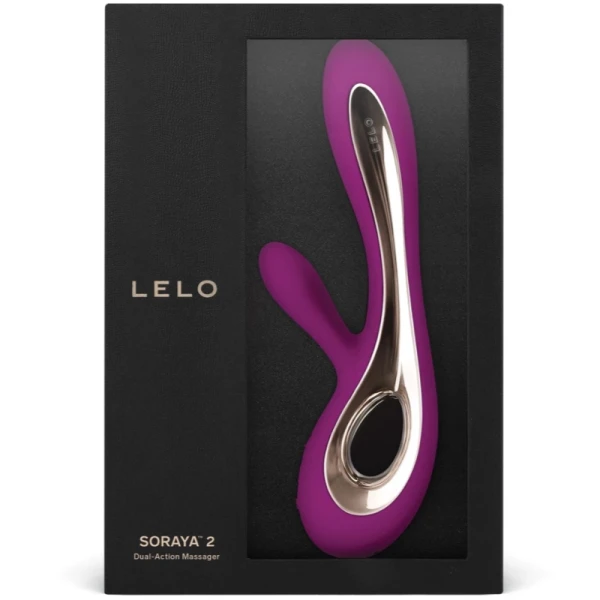 Lelo Soraya 2 Rabbit Vibrator Deep Rose, siliconen, oplaadbaar