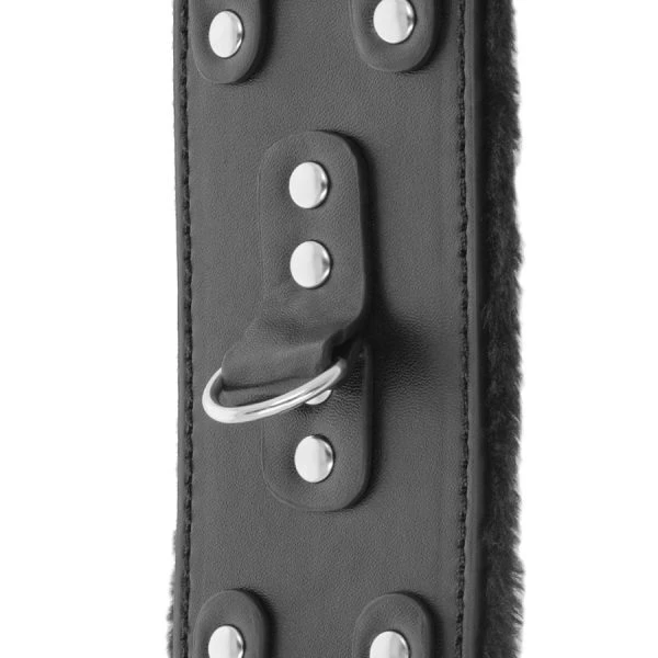 Darkness Bondage verstellbare Lederhandschellen mit Innenfutter, schwarz Darkness Bondage verstellbare Lederhandschellen mit Innenfutter, schwarz