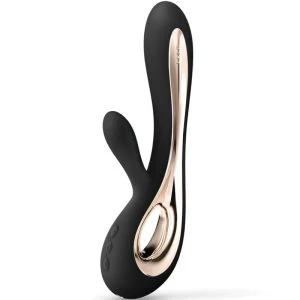Lelo Soraya 2 Opgelegde Vibrator met G-Punt Stimulator, Zwart
