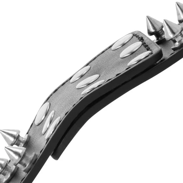Darkness Bondage Handschellen mit Spikes, schwarz