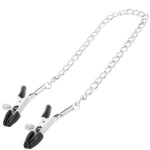 Darkness Sensations Nippelklemmen met ketting van nikkelvrij roestvrij staal Darkness Sensations Nippelklemmen met ketting van nikkelvrij roestvrij staal - Afbeelding 3