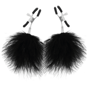 Darkness Sensations Pom-pom-Nippelklemmen, verstelbaar Darkness Sensations Pom-pom-Nippelklemmen, verstelbaar - Afbeelding 3