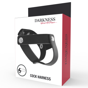 Darkness Sensations Penis- en Balring van Leder, verstelbaar Darkness Sensations Penis- en Balring van Leder, verstelbaar - Afbeelding 5