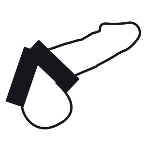 Darkness Sensations Dubbele flexibele penisring van leer en rubber Darkness Sensations Dubbele flexibele penisring van leer en rubber - Afbeelding 3