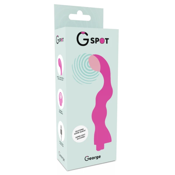 G-spot George G-Punkt Vibrator GUM Pink
