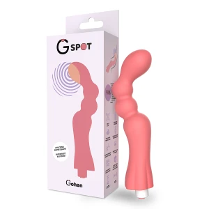 G-spot Gohan Vibrator Helderrood – G-punt vibrator van medisch siliconen