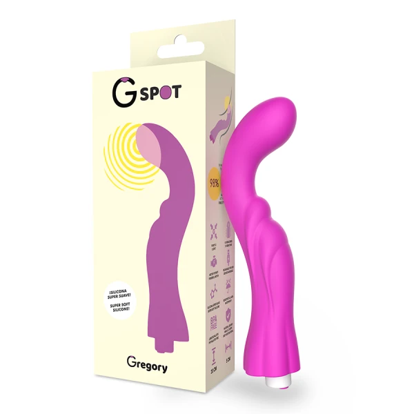 G-spot Gregory Violet Vibrator – G-punt vibrator met 10 standen, oplaadbaar