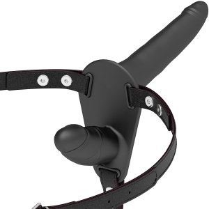 Fetish Submissive Harness dubbelpenetratie strap-on zwart Fetish Submissive Harness dubbelpenetratie strap-on zwart - Afbeelding 1