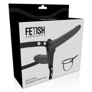 Fetish Submissive Harness dubbelpenetratie strap-on zwart Fetish Submissive Harness dubbelpenetratie strap-on zwart - Afbeelding 5