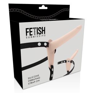 Fetish Submissive Harness Silikon-Strap-On met Vibrator 15 cm Fetish Submissive Harness Silikon-Strap-On met Vibrator 15 cm - Afbeelding 4